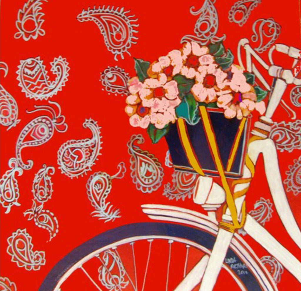 Detail of Kate's bike, 2013 by Linda Arthurs