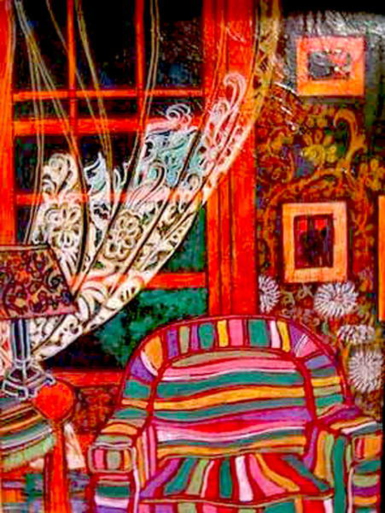 Detail of Muskoka Cottage, 2015 by Linda Arthurs