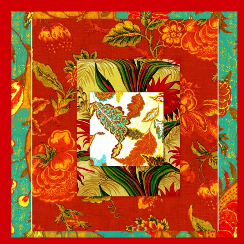 Detail of COLLAGE OF PATTERNS by Linda Arthurs