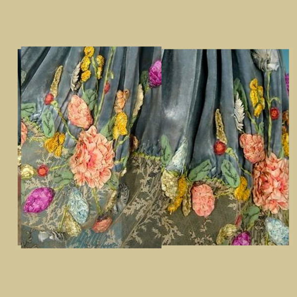 Detail of INDIENNE FABRIC, 2018 by Linda Arthurs