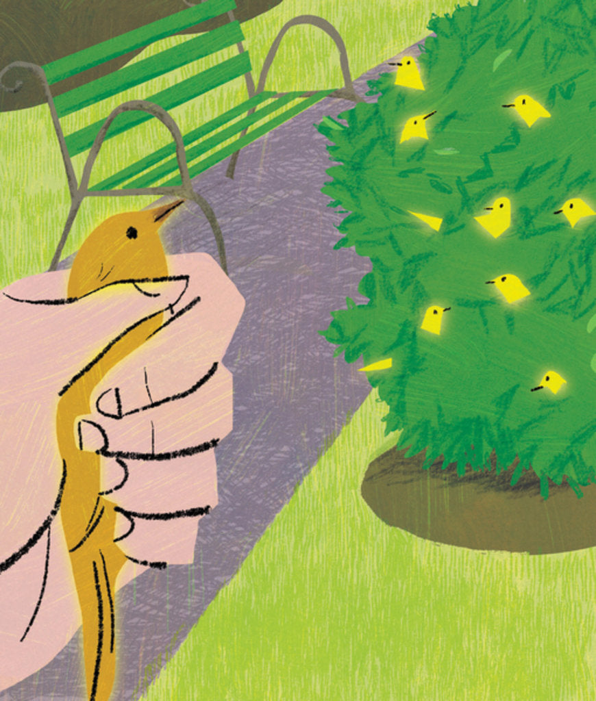 Detail of A Bird in the Hand..., 2016 by A.Richard Allen