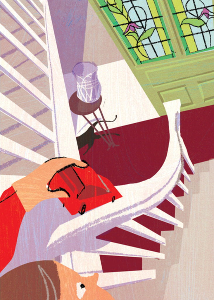 Detail of Bannister, 2016 by A.Richard Allen