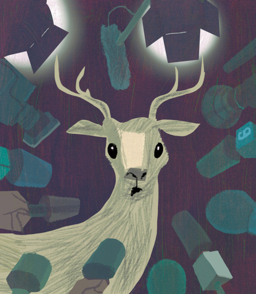 Detail of In the spotlight, 2017 by A.Richard Allen