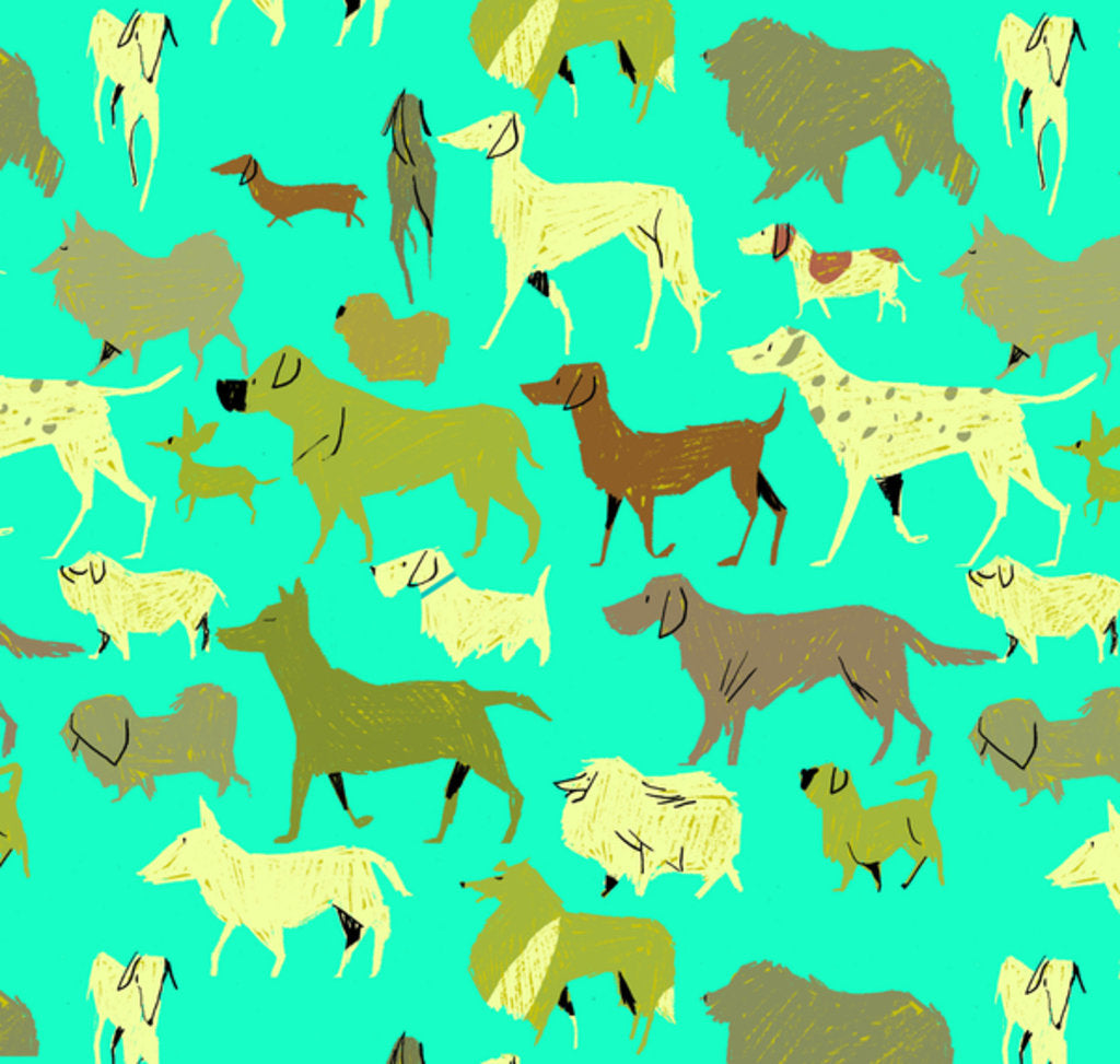 Detail of Dogs!, 2010 by A.Richard Allen