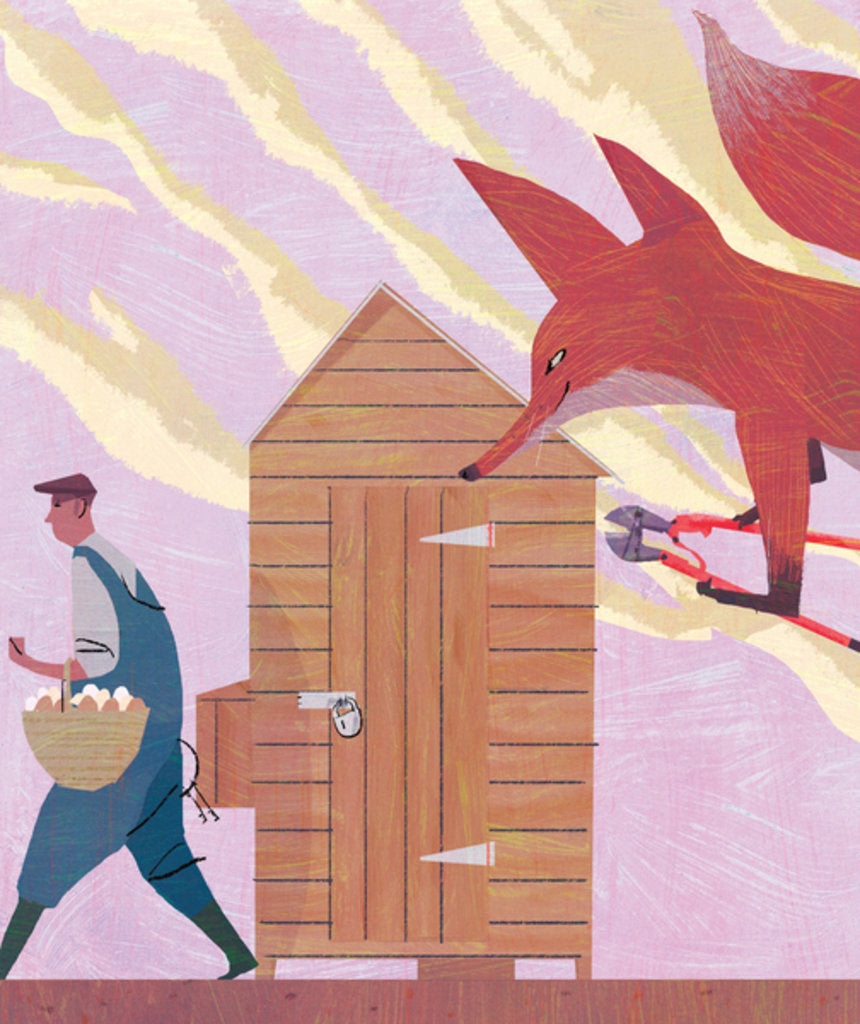 Detail of Henhouse, 2015 by A.Richard Allen