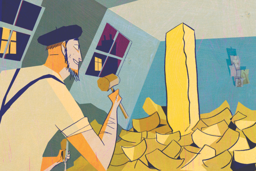 Detail of French fries, 2010 by A.Richard Allen