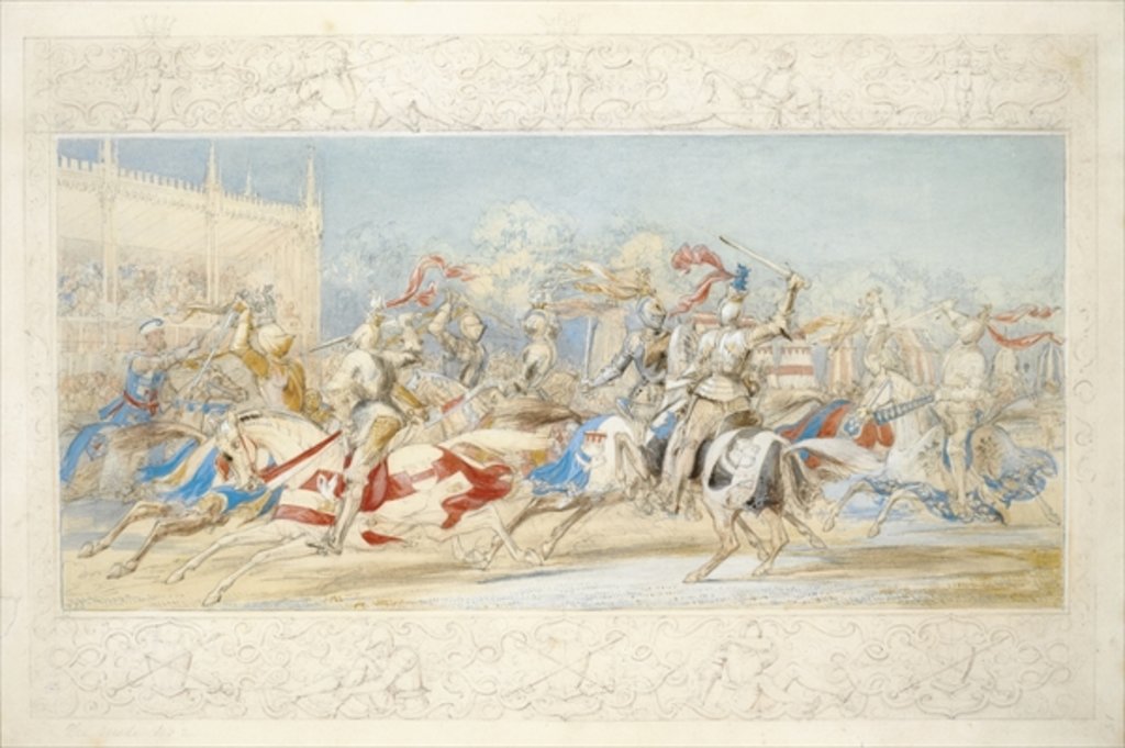 Detail of The Melee by James Henry Nixon