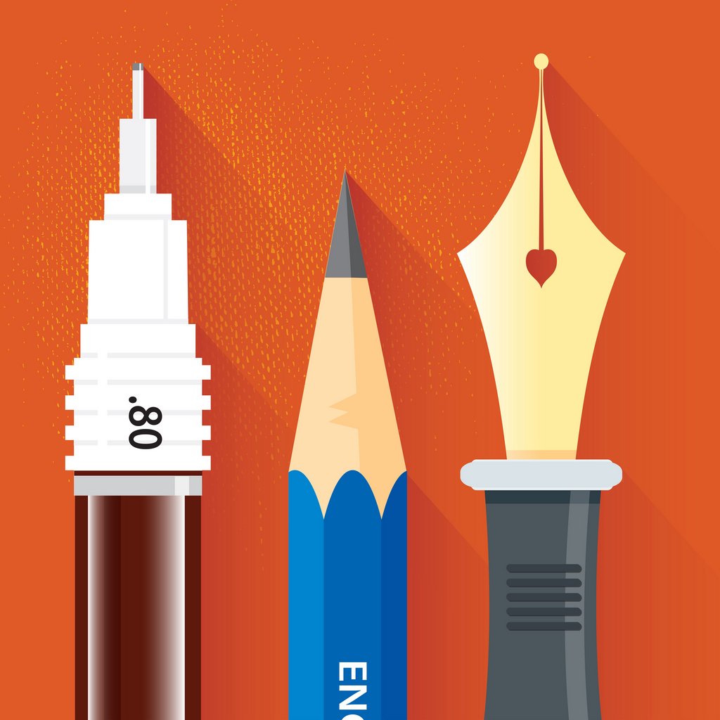 Detail of Ancient drawing tools! by Nick Diggory