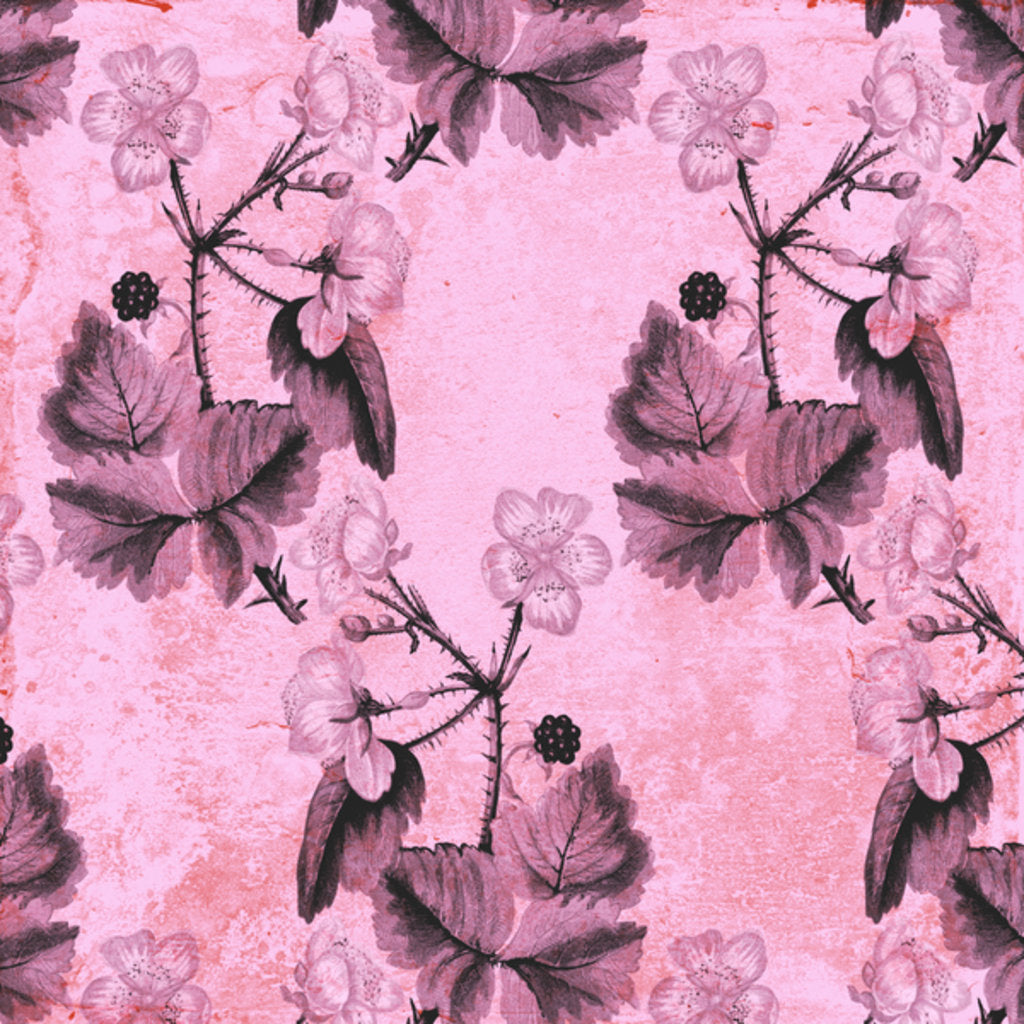 Detail of Blackberry Floral, 2017 by Andrew Watson