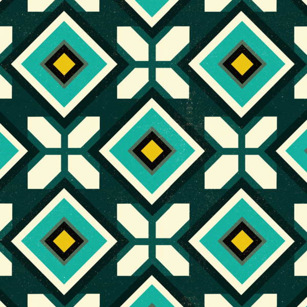 Detail of Green Spanish tile, 2018 by Andrew Watson