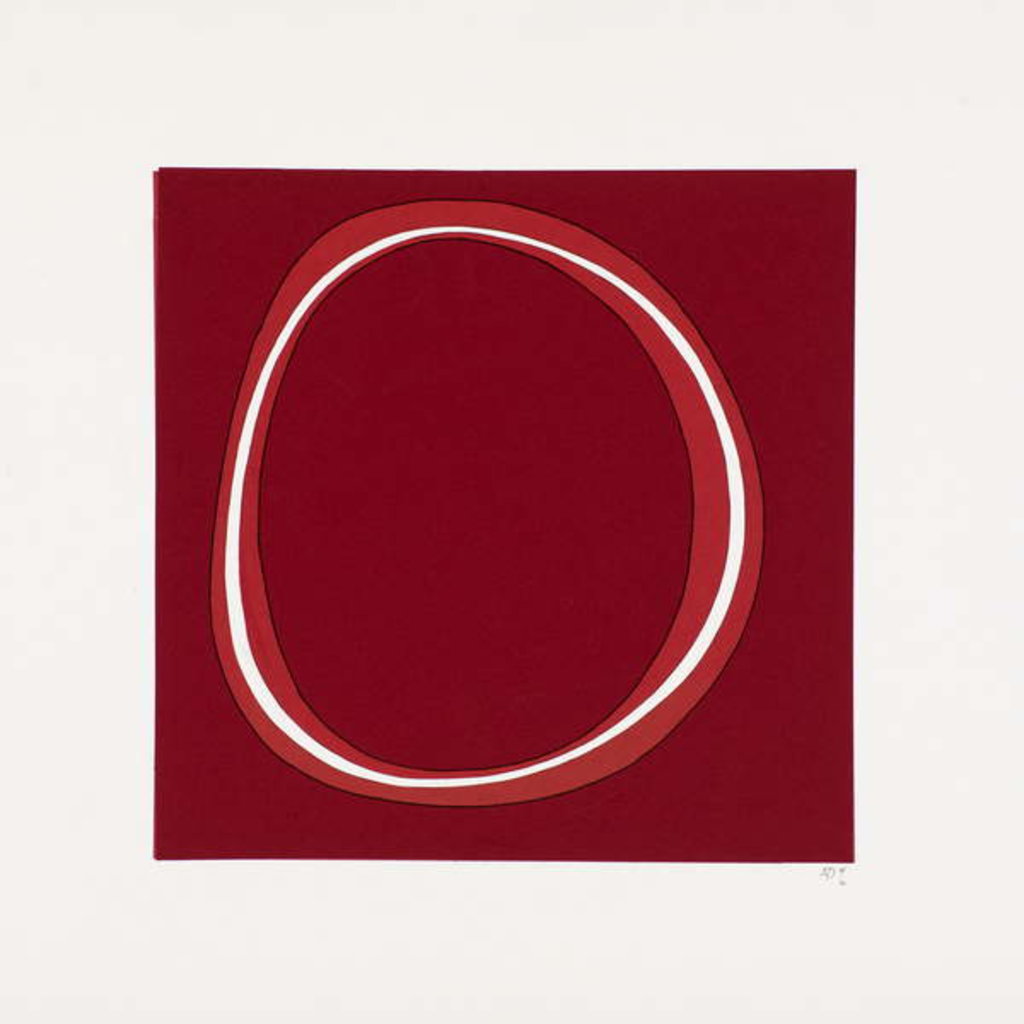 Detail of Red Circle, 2011 by Alex Dunn