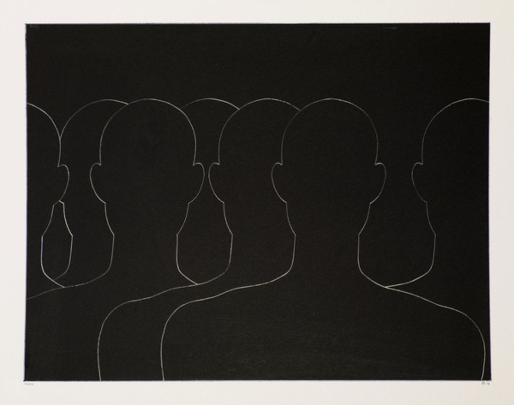 Detail of Pilgrims, 2013 by Alex Dunn