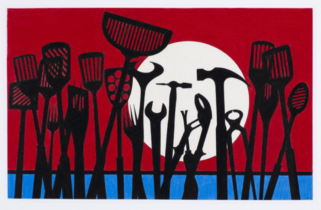 Detail of Caught, 2013 by Alex Dunn