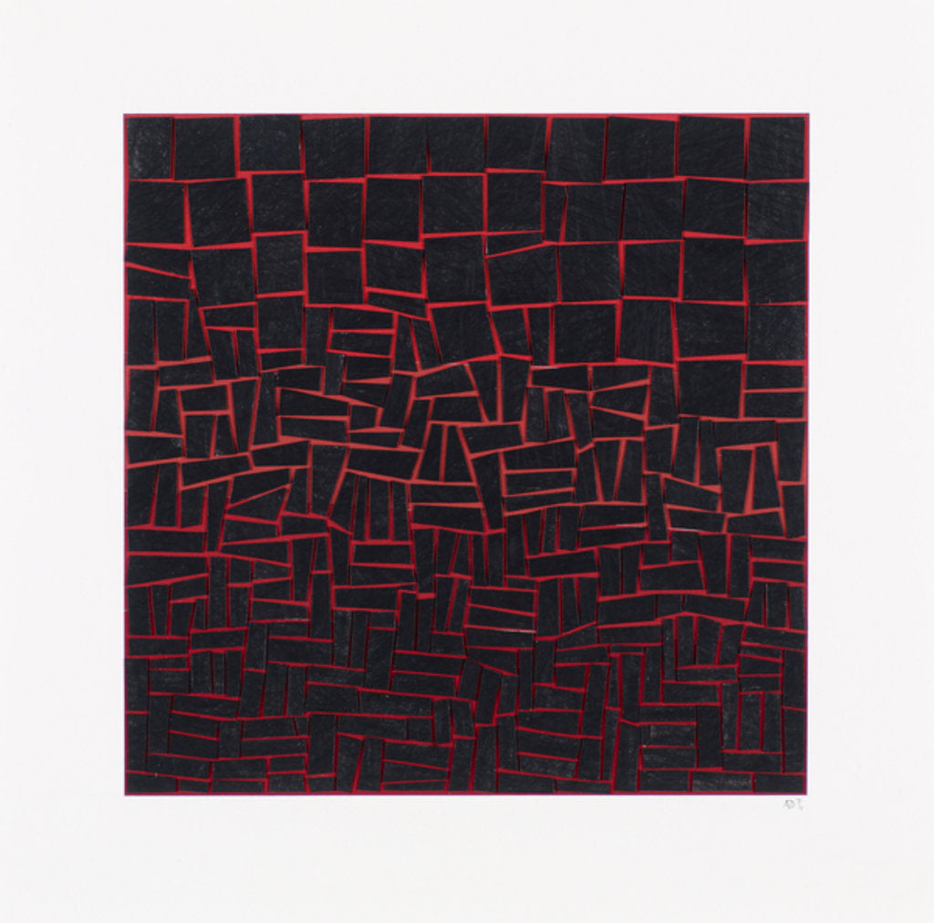 Detail of Structured dusk, 2013 by Alex Dunn