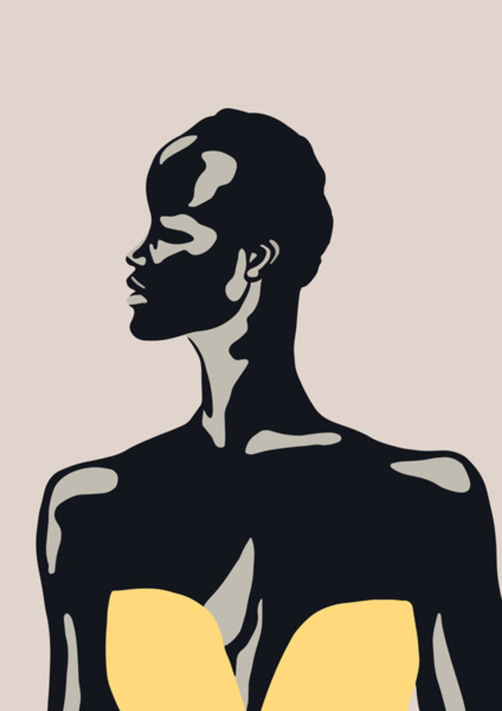 Detail of The Yellow Dress, 2016 by Yi Xiao Chen