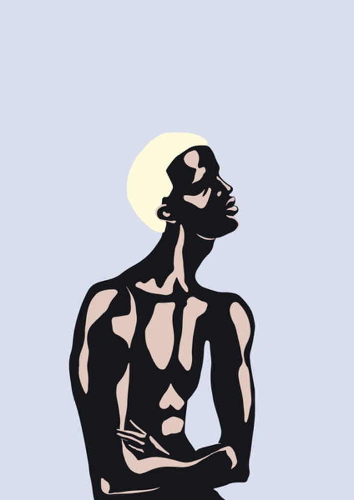 Detail of Untitled Portrait, 2016 by Yi Xiao Chen