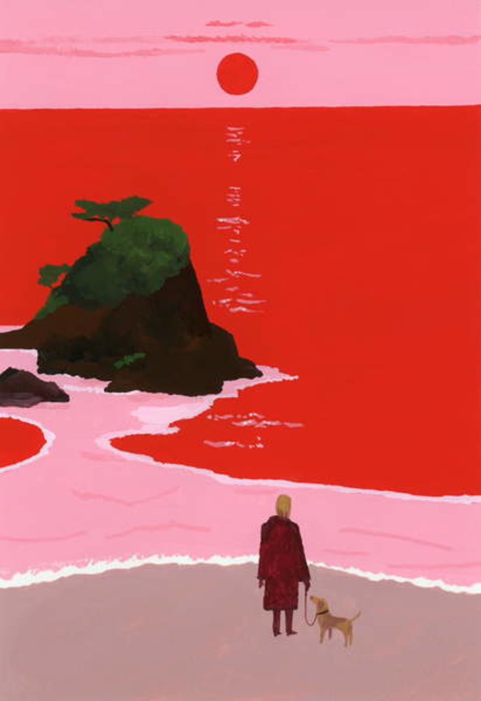 Detail of The sunset coast, 2016 by Hiroyuki Izutsu
