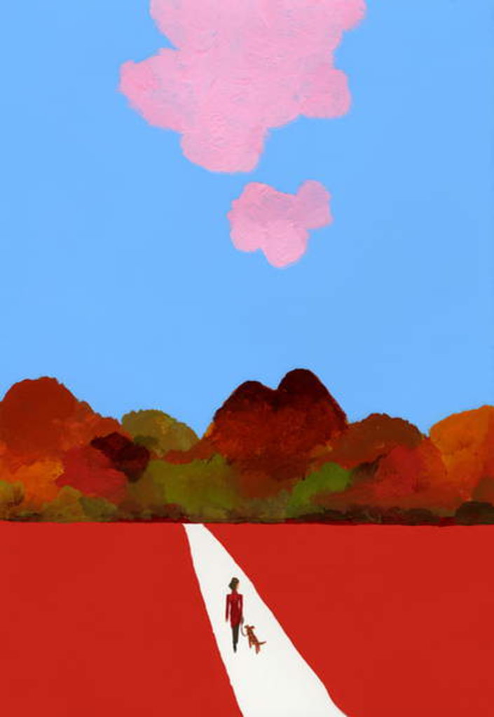 Detail of Autumn walking path, 2016 by Hiroyuki Izutsu