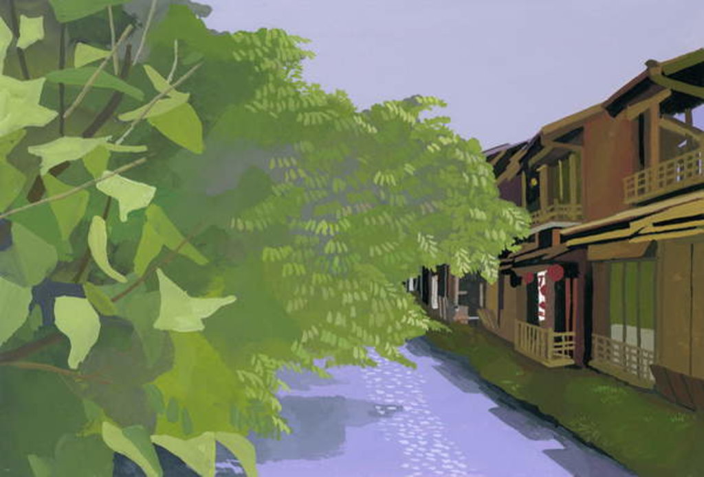 Detail of Kyoto Takase River, 2017 by Hiroyuki Izutsu