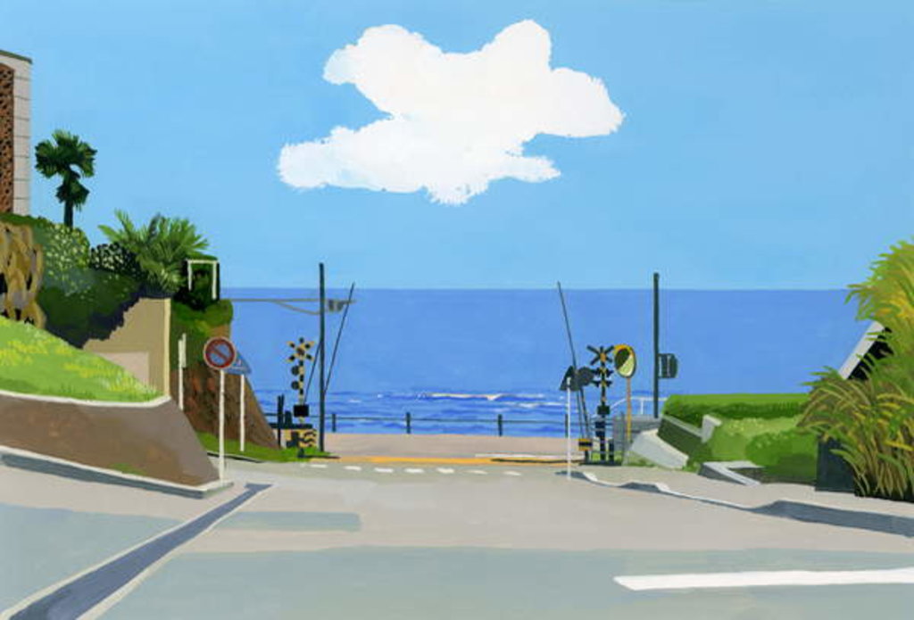 Detail of Kamakura Gakuenmae Station, 2017 by Hiroyuki Izutsu