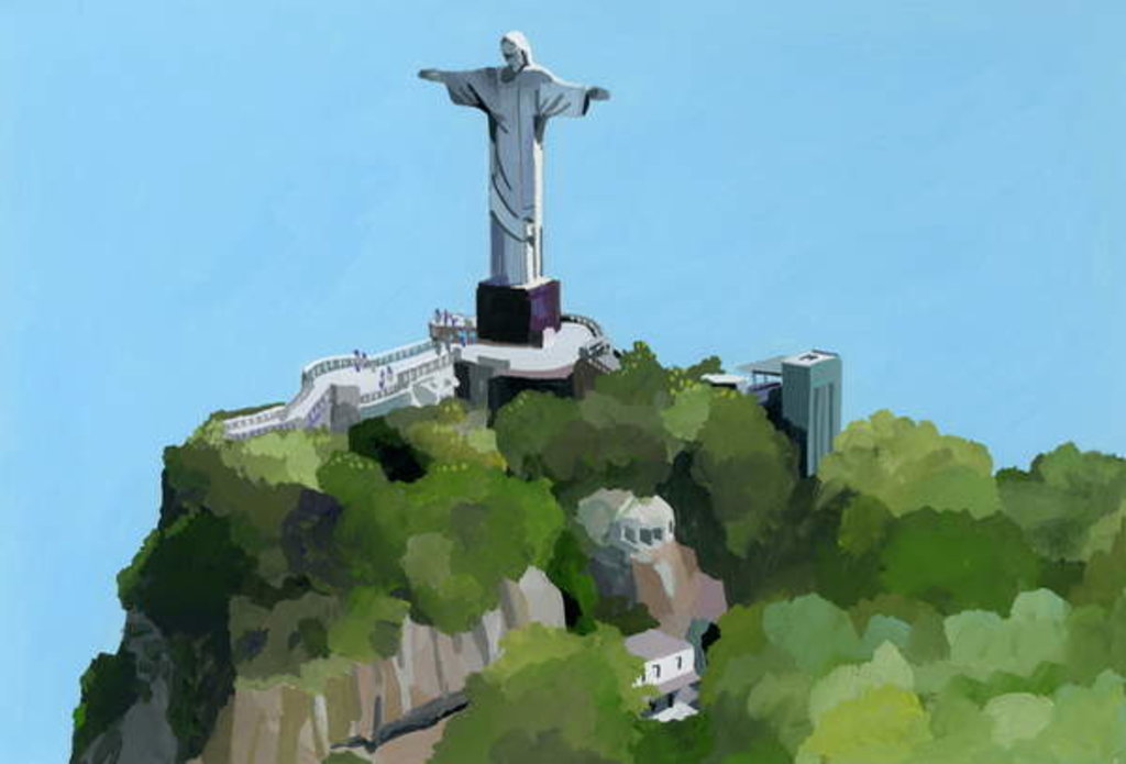 Detail of Christianity of Corcovado, 2016 by Hiroyuki Izutsu