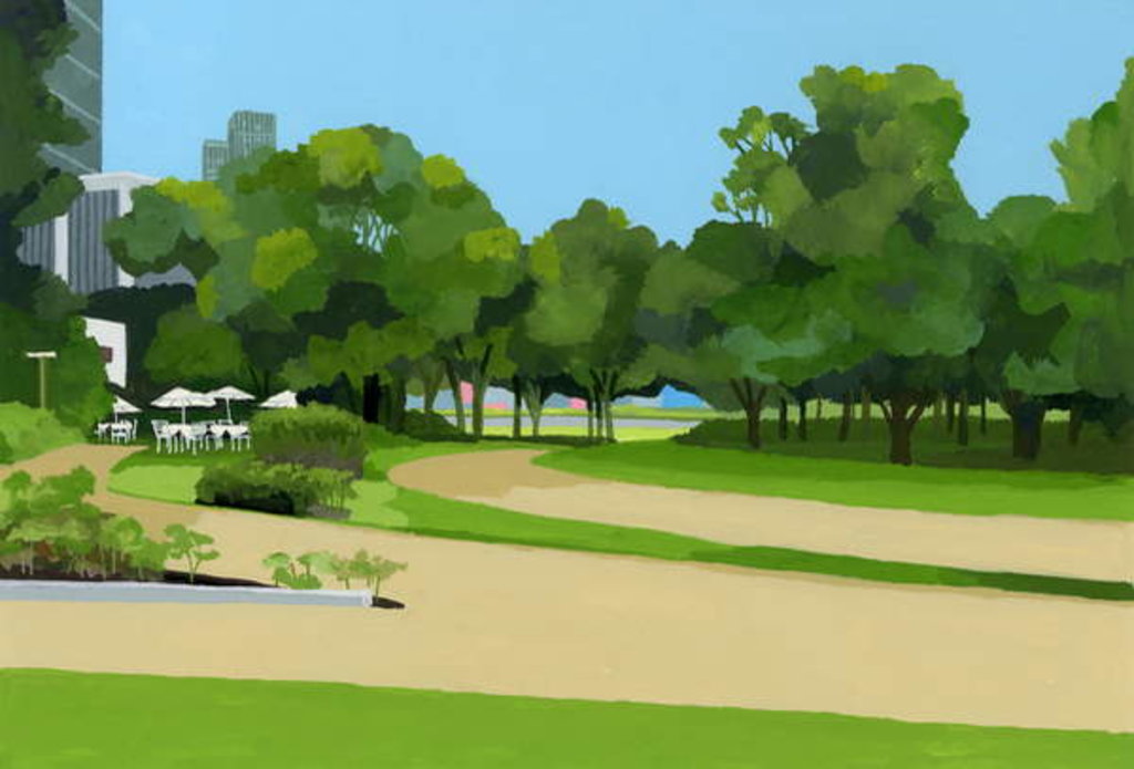 Detail of Roppongi Midtown, 2016 by Hiroyuki Izutsu