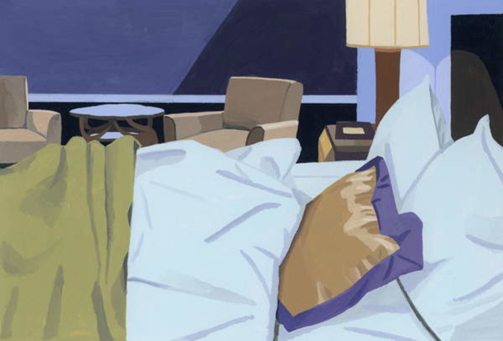 Detail of Hotel, bedroom, 2016 by Hiroyuki Izutsu