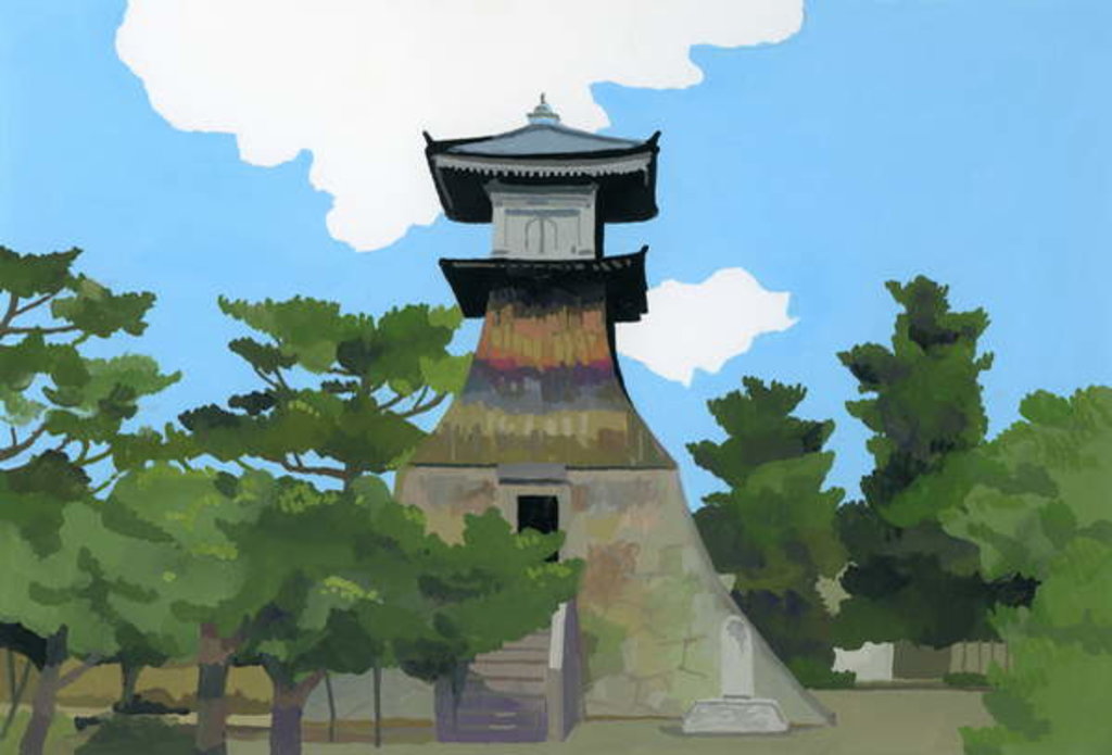 Detail of This place is Kotohira of Japan, 2016 by Hiroyuki Izutsu