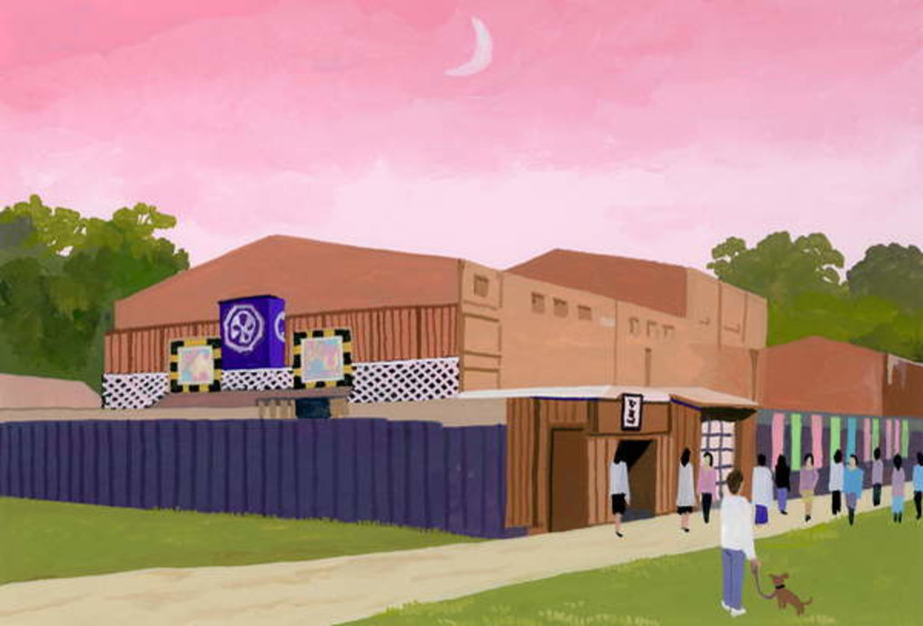 Detail of Kabuki Theater, 2016 by Hiroyuki Izutsu