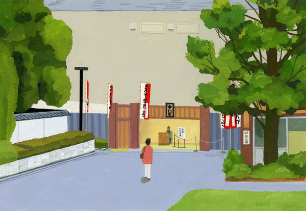 Detail of Kabuki Theater, 2015 by Hiroyuki Izutsu