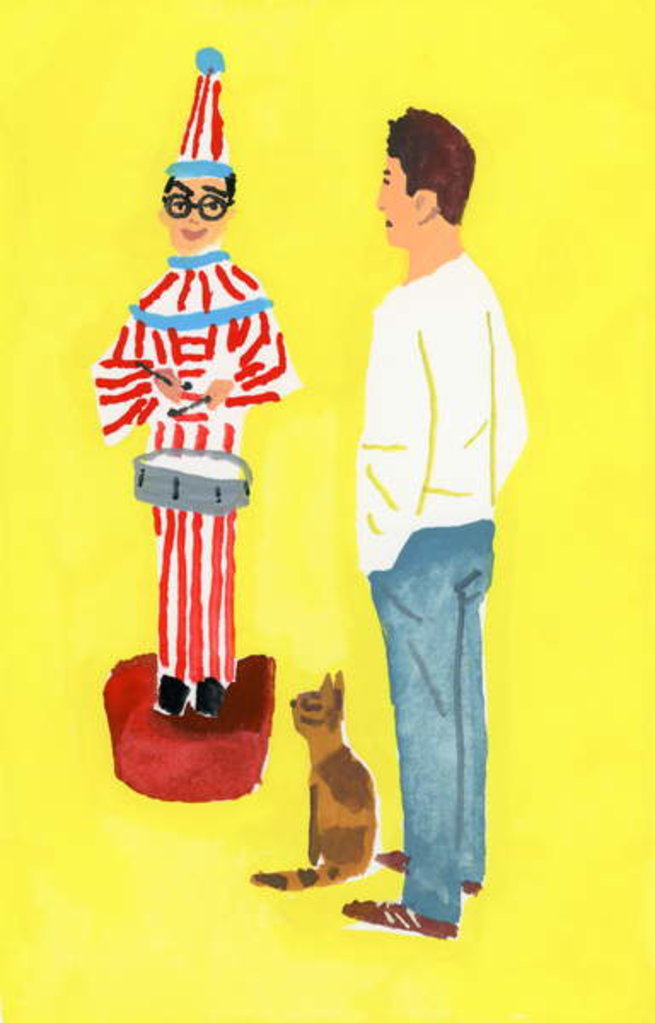 Detail of Osaka's specialty 'Kuidaore' doll,japan, 2016 by Hiroyuki Izutsu