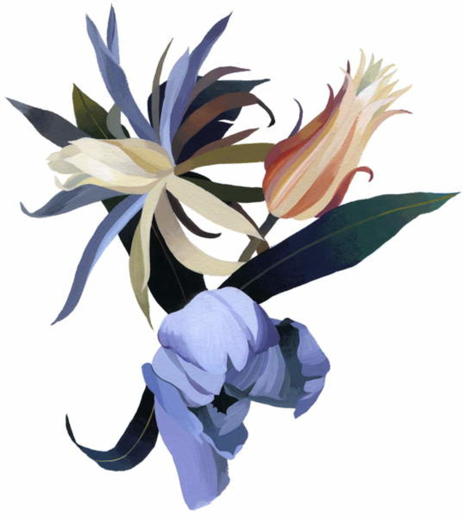 Detail of Imaginary flowers based on tulips, 2003 by Hiroyuki Izutsu