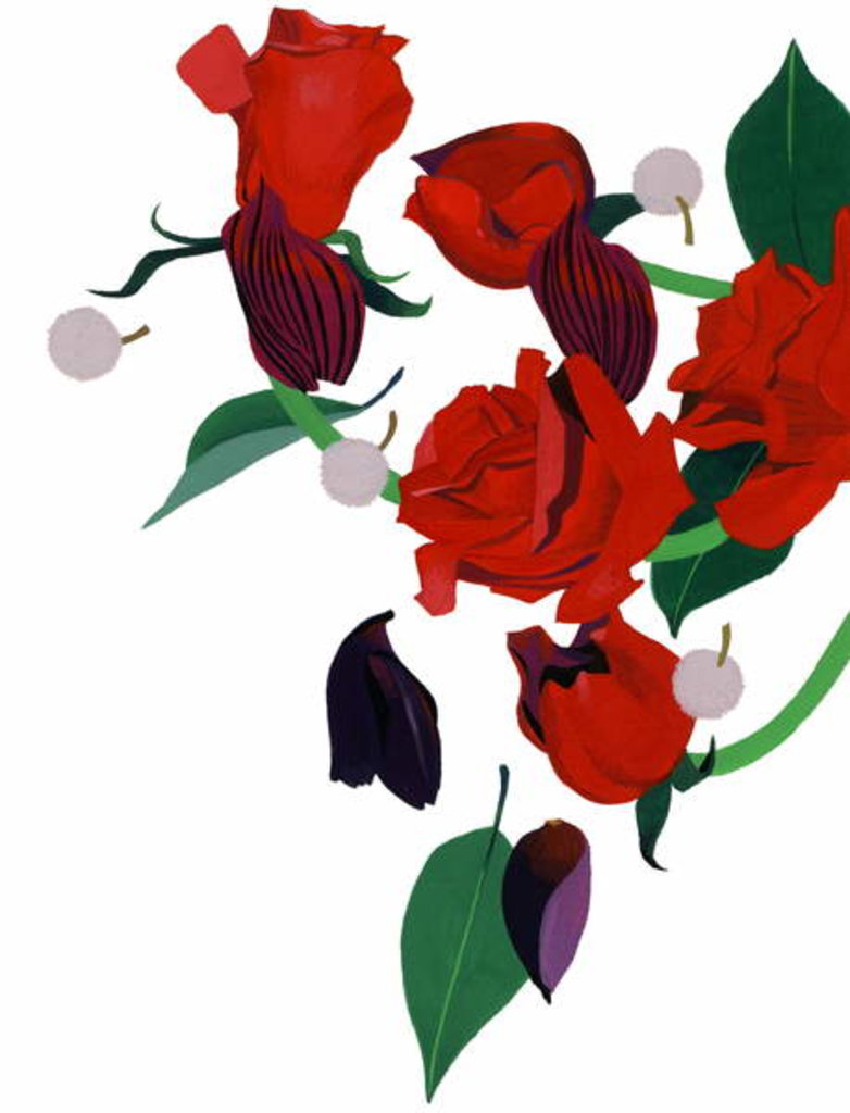 Detail of Red rose by Hiroyuki Izutsu