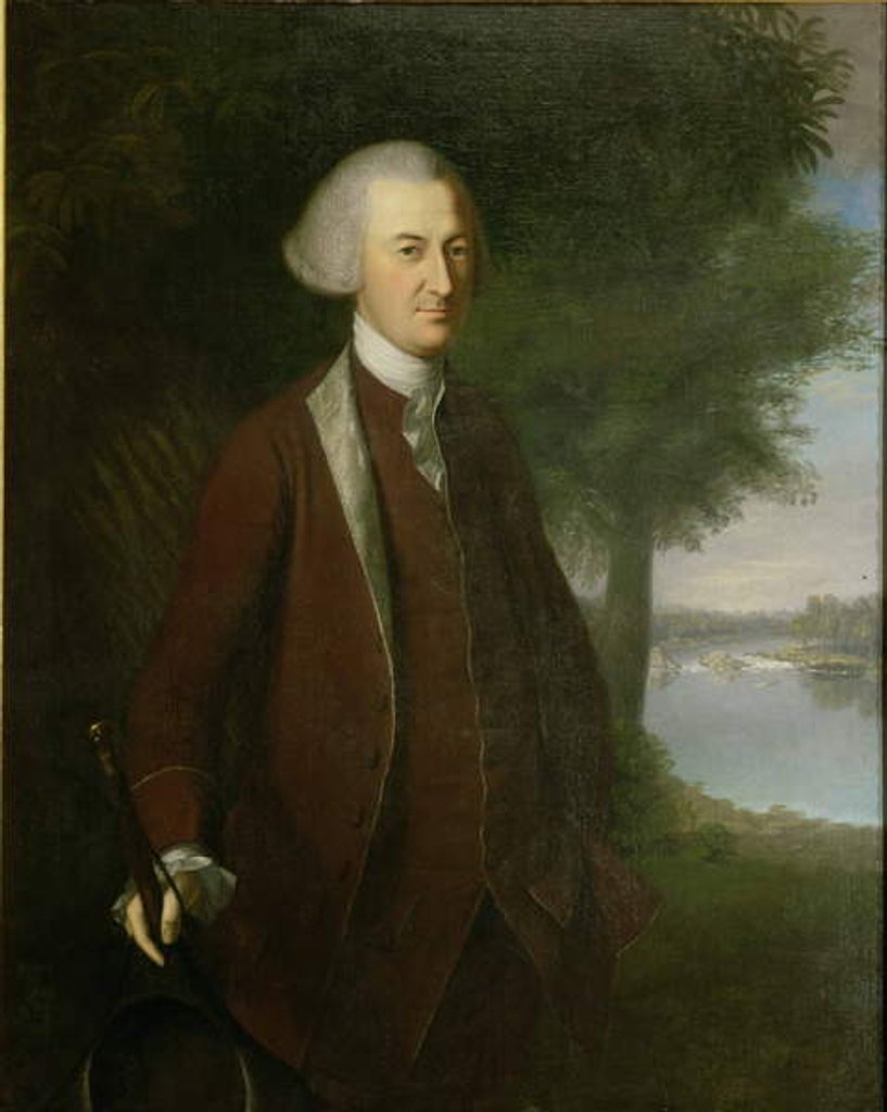 Detail of John Dickinson by Charles Willson Peale