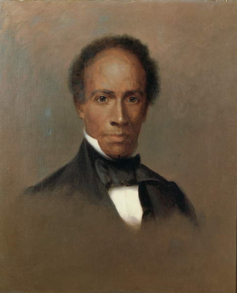 Detail of Edward James Roye 1864 by Thomas Sully