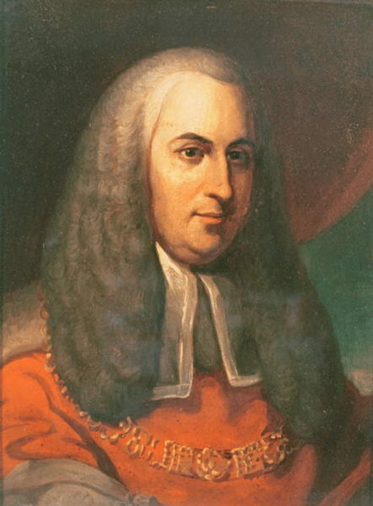 Detail of Charles Pratt Earl of Camden by Joshua Reynolds