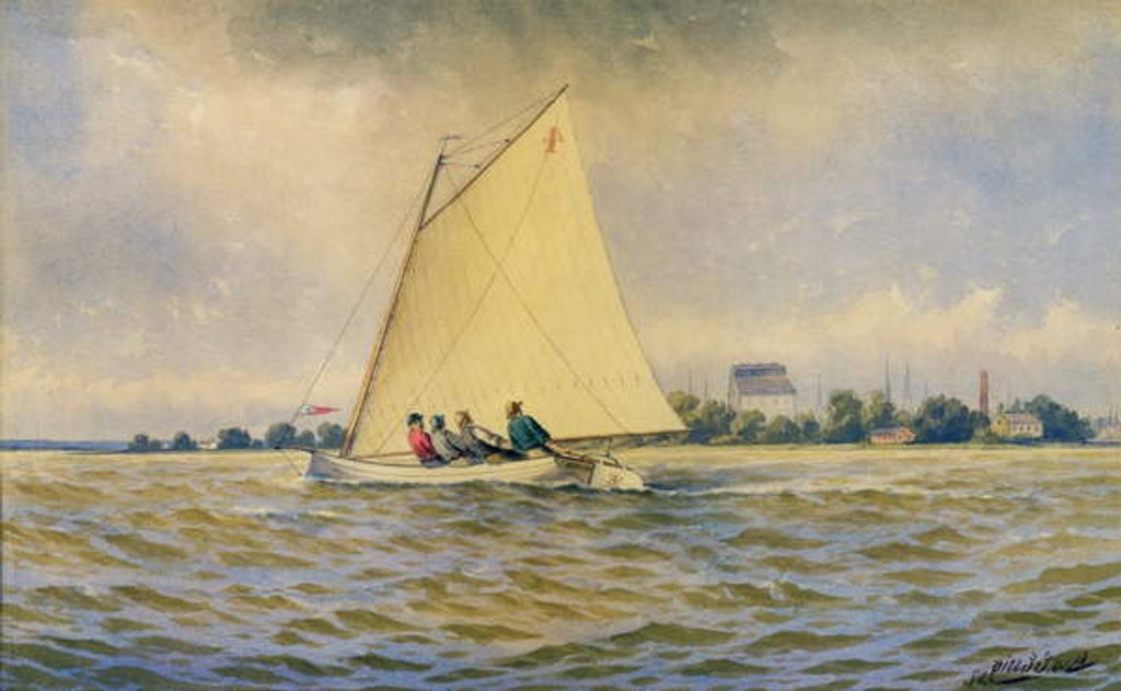 Detail of Tuck Up, 1887 by George Emerick Essig