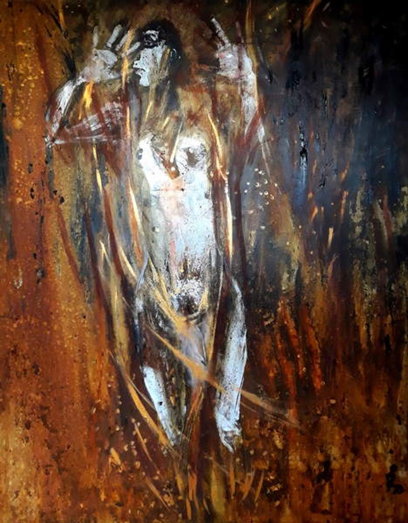 Detail of Witch Burning, 2018 by jocasta shakespeare