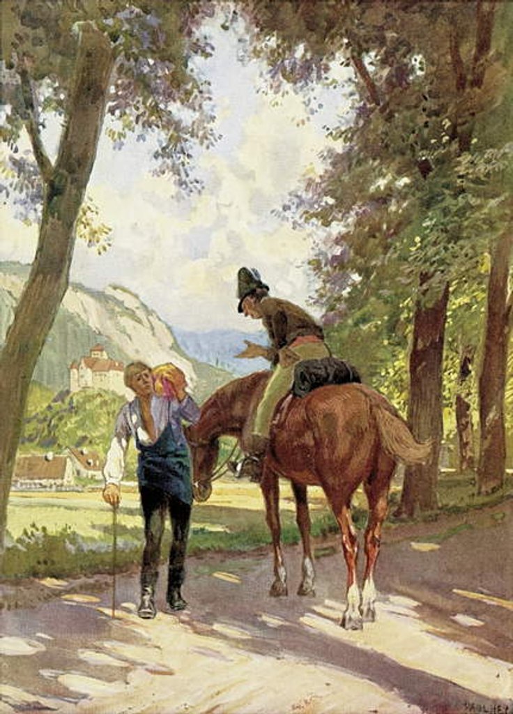 Detail of Hans in Luck by Paul Hey