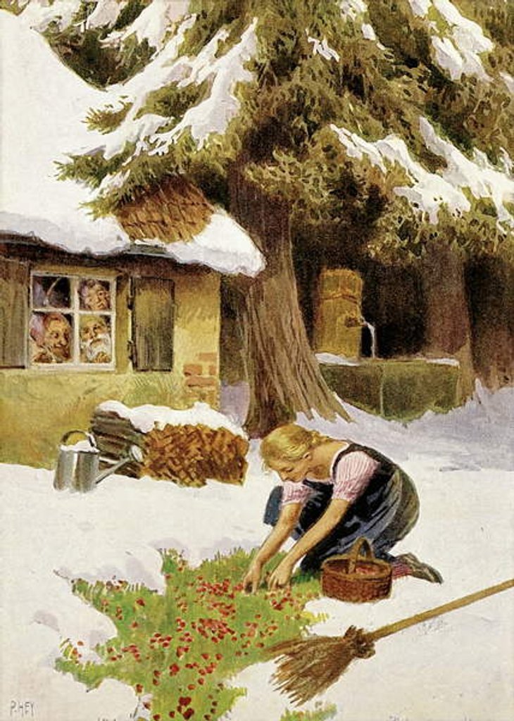 Detail of The Three Little Men in the Wood by Paul Hey