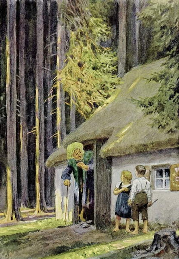 Detail of Hansel and Gretel by Paul Hey