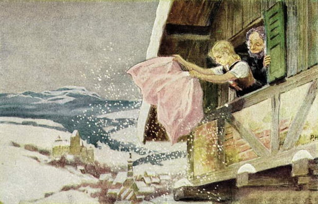 Detail of Mother Hulda by Paul Hey