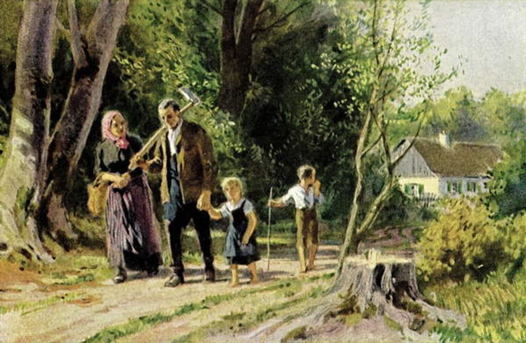 Detail of Hansel and Gretel by Paul Hey