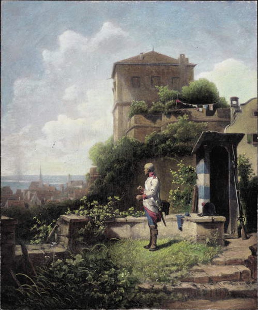 Detail of Lug ins Land by Carl Spitzweg