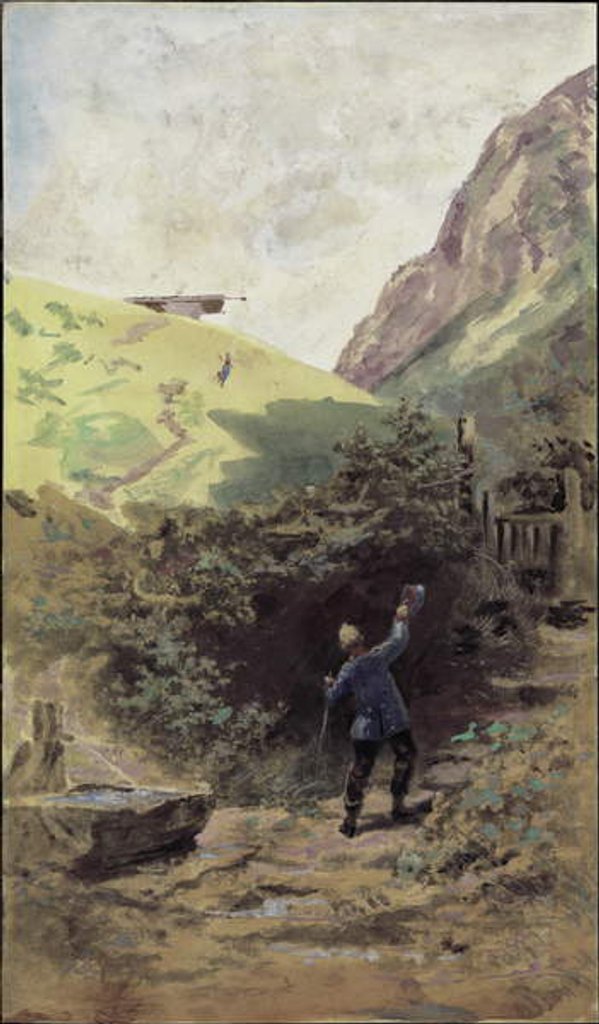 Detail of Homecoming by Carl Spitzweg