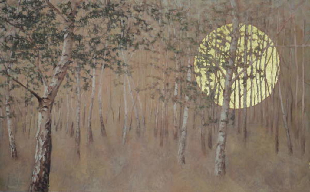 Detail of Rustling leaves, 2015 by Angus Hampel