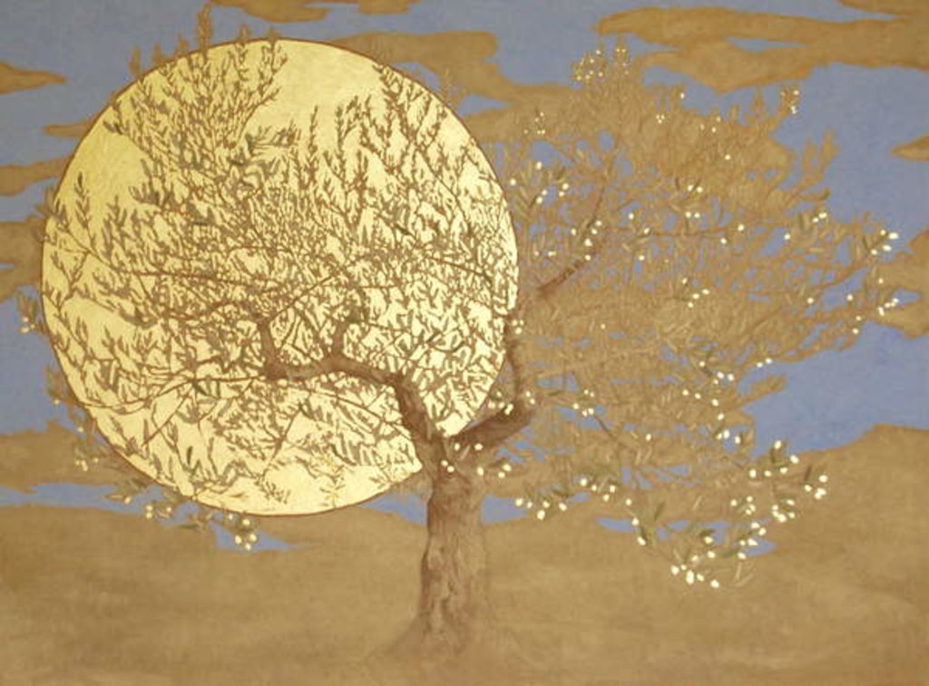 Detail of Wisdom, 2016 by Angus Hampel