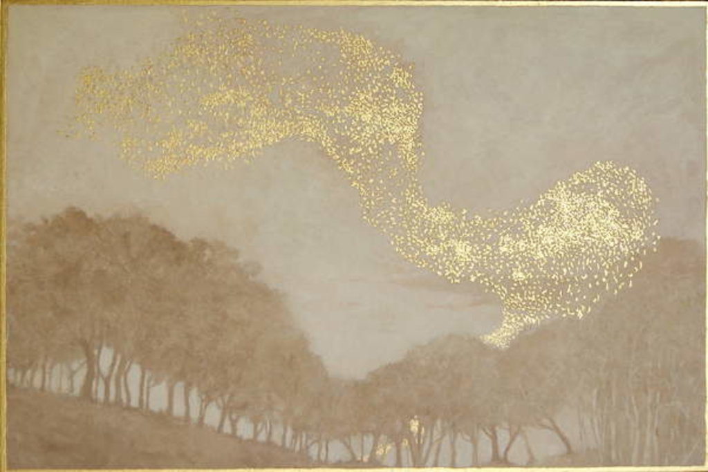 Detail of Murmuration of light, 2015 by Angus Hampel