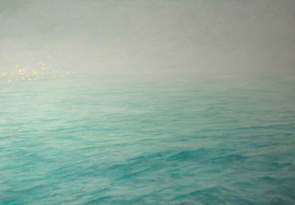 Detail of Distant breath of a wing, 2017 by Angus Hampel