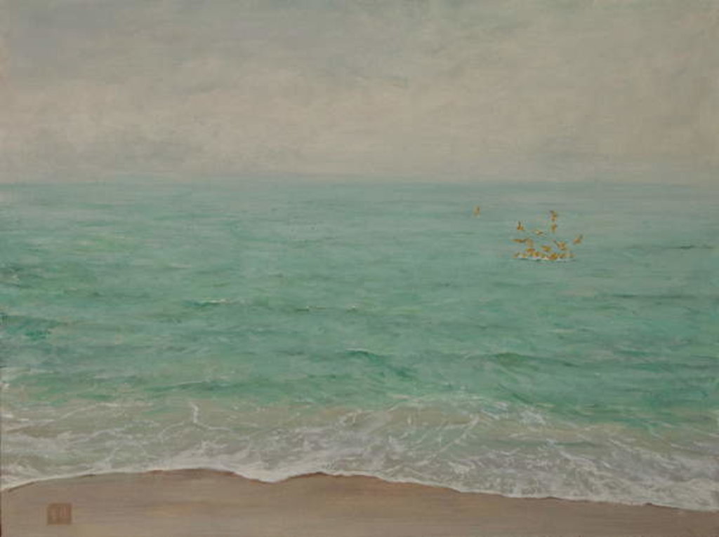 Detail of Caw! Caw!, 2017 by Angus Hampel